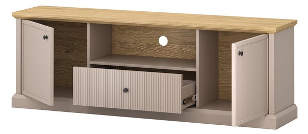 TV skříňka Indices (taupe + dub kamenný)