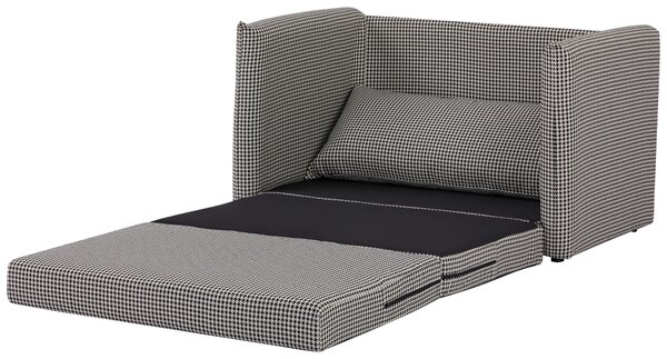 ROZKLÁDACÍ POHOVKA, textil, černá, bílá MID.YOU - Rozkládací pohovky, Online Only