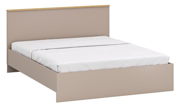 Manželská postel 160 cm Indices (taupe + dub kamenný)