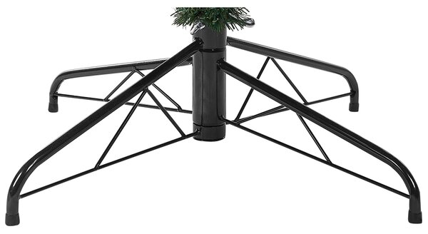 Zasněžený umělý vánoční stromeček BASSIE 240 cm Bílá