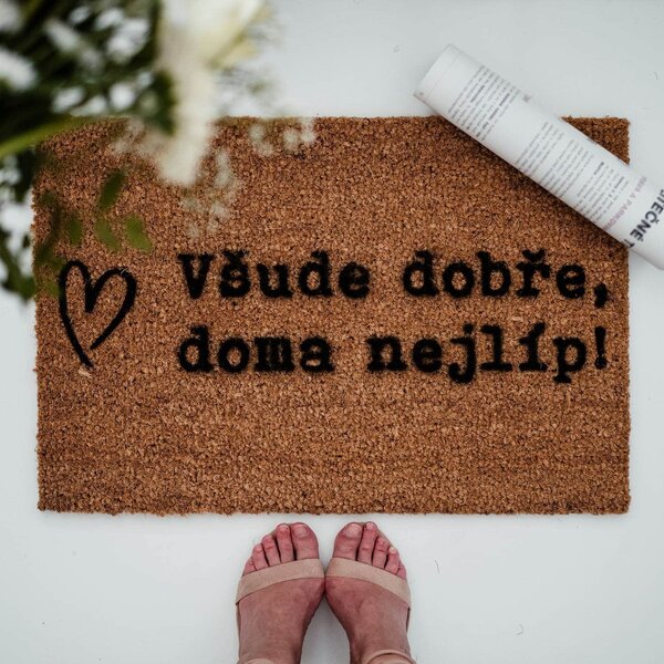 Rohožka Všude dobře, doma nejlíp