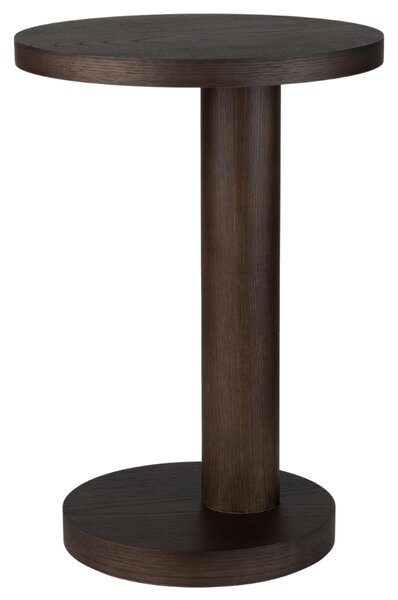 Hnědý dubový odkládací stolek Quax Oak 36 cm