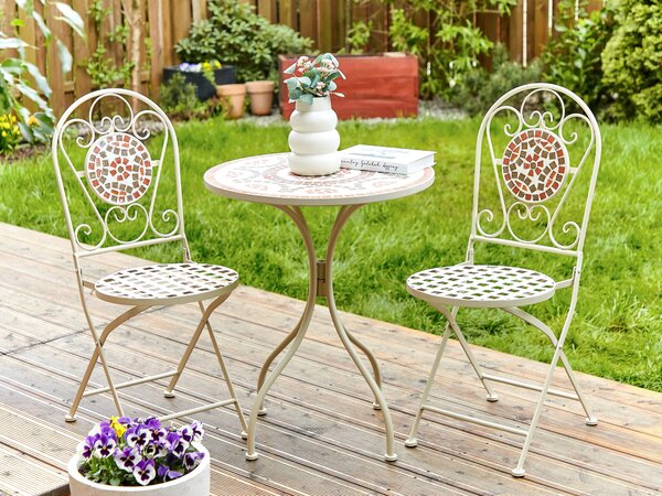Bistro stolek SPELLO 60 cm 60 cm Bílá