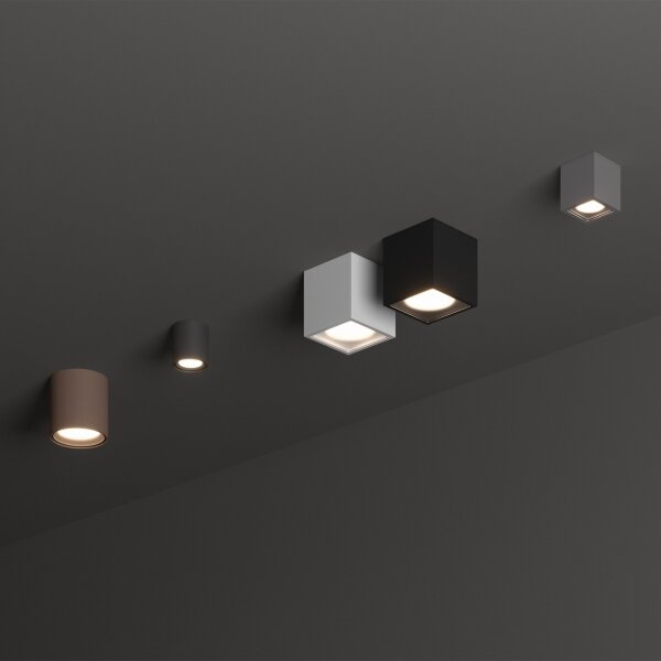 Ideal Lux - Venkovní bodové svítidlo TECHO 1xGU10/20W/230V 9x9 cm IP54 bílá