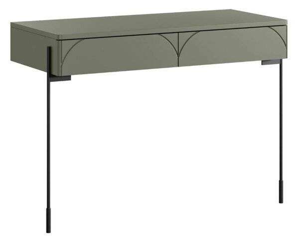 Toaletní stolek Sonatia 100 cm - olivová