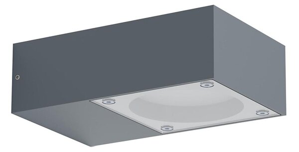 Ideal Lux - Venkovní nástěnné svítidlo SIRIO 1xGX53/9W/230V IP65 antracit