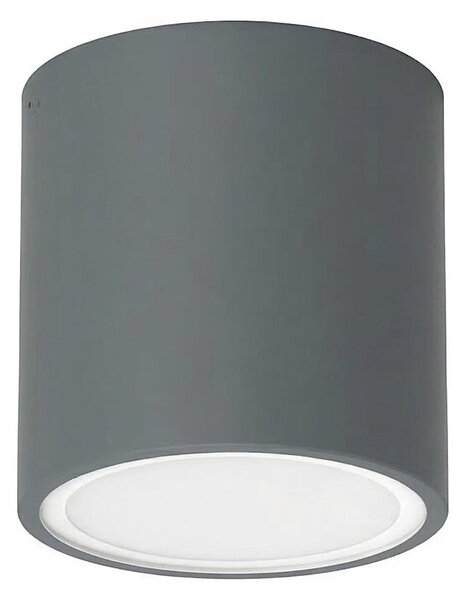 Ideal Lux - Venkovní bodové svítidlo TECHO 1xGU10/20W/230V pr. 9cm IP54 antracit