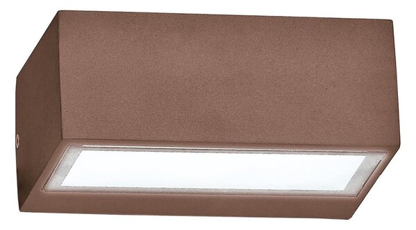 Ideal Lux - Venkovní nástěnné svítidlo TWIN 1xG9/28W/230V IP44 hnědá