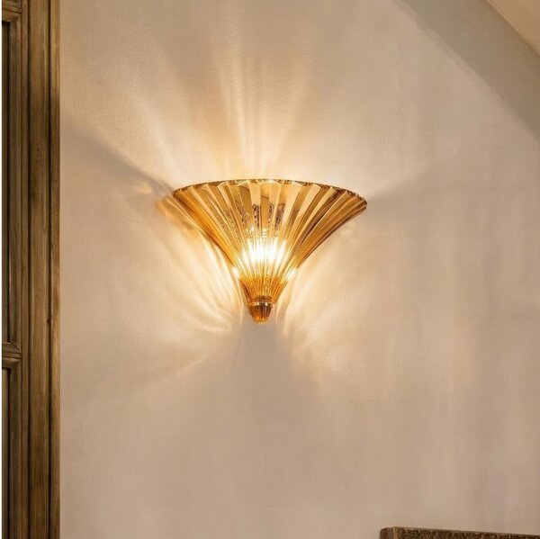 Ideal Lux - Nástěnné svítidlo SANTA 1xE14/40W/230V zlatá