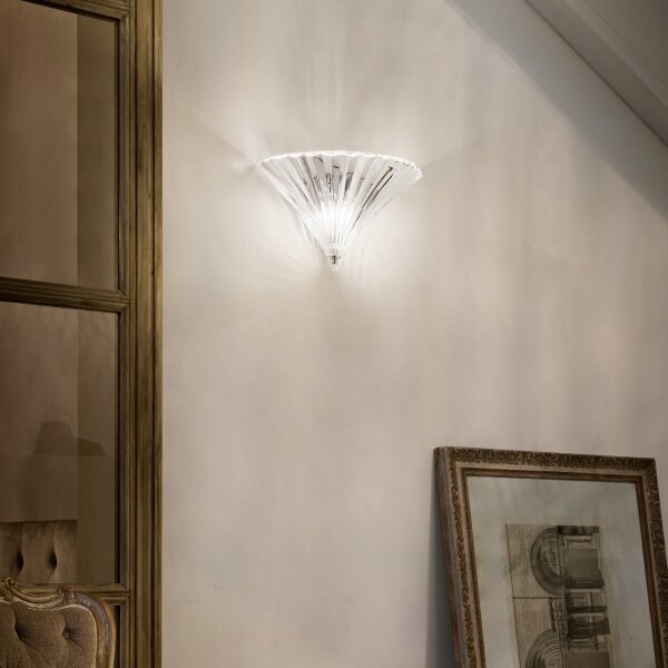 Ideal Lux - Nástěnné svítidlo SANTA 1xE14/40W/230V čirá