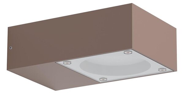 Ideal Lux - Venkovní nástěnné svítidlo SIRIO 1xGX53/9W/230V IP65 hnědá