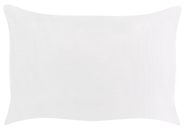 Sada 2 venkovních polštářů APRICALE Květinový vzor 40 x 60 cm Modrá