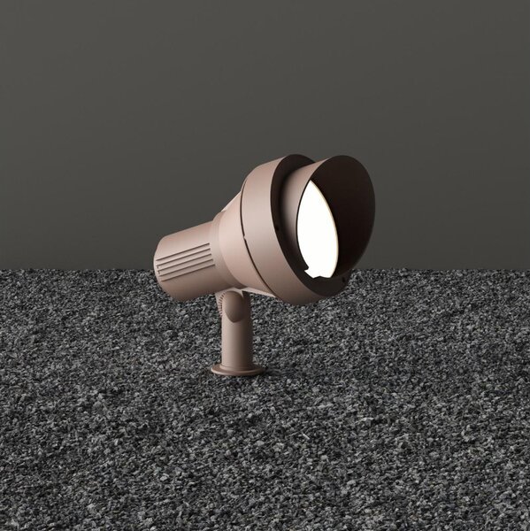 Ideal Lux - Venkovní lampa TERRA 1xGU10/28W/230V IP65 hnědá