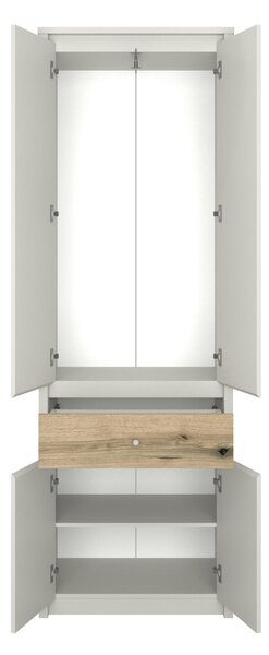 Šatní skříň Kodro 1 (kašmír + dub evoke). Akce -20%