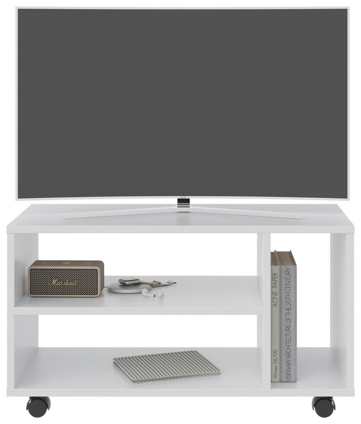 KOMODA POD TELEVIZI, bílá, 73,5/42/33,5 cm Carryhome - Komody bílé