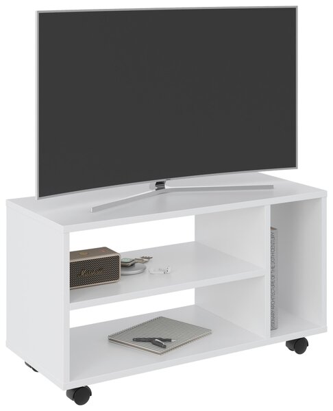 KOMODA POD TELEVIZI, bílá, 73,5/42/33,5 cm Carryhome - Komody bílé