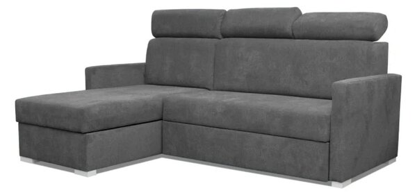 Rohová sedací souprava Hugo mini, Šedá ( Monolith 85 )