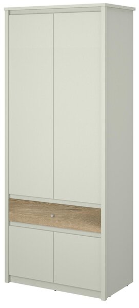 Šatní skříň Kodro 2 (kašmír + dub evoke). Akce -21%