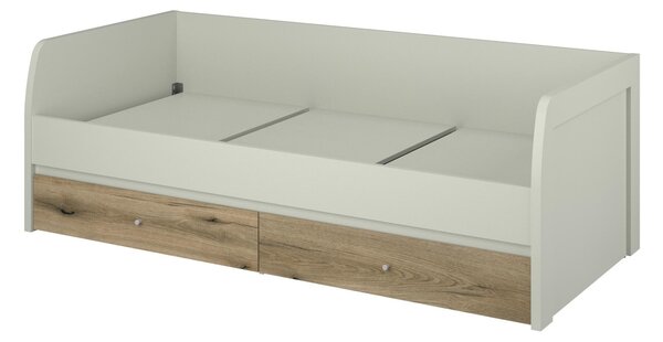Jednolůžková postel 90 cm (válenda) Kodro (kašmír + dub evoke) (s roštem) (s úl. prostorem)