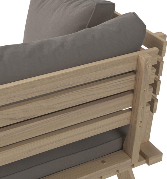 ZAHRADNÍ SESTAVA 4dílné, dřevo, textil Ambia Garden - Online Only zahradní nábytek, Online Only