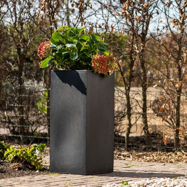 Truhlík Urban Smooth obdélníkový 36 x 79 cm černý