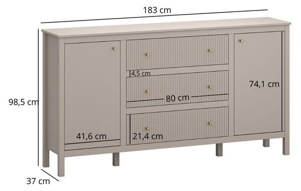 Komoda Karankas 1 (taupe)