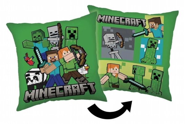 Jerry Fabrics Polštářek Minecraft Life 40x40 cm