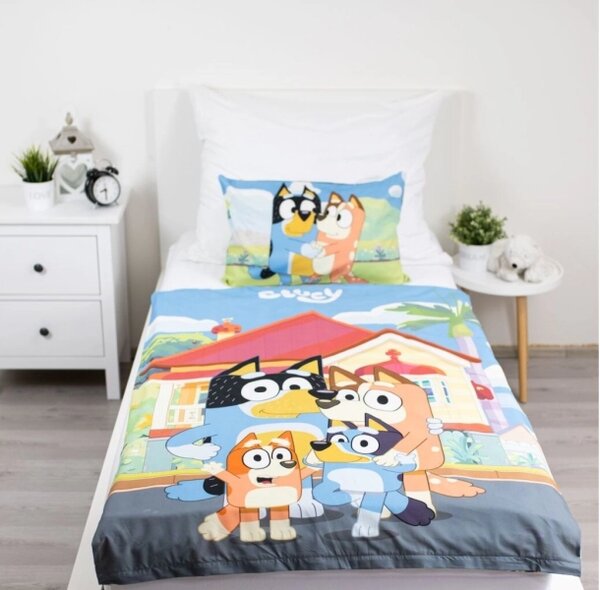 Jerry Fabrics Povlečení do postýlky Bluey 061 baby 100x135, 40x60 cm