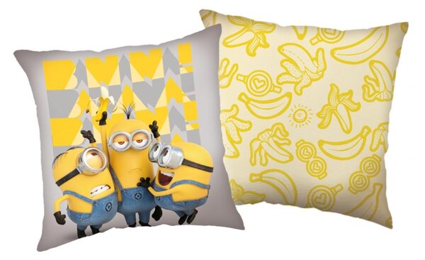 Jerry Fabrics Polštářek Mimoni Crazy Mood 40x40 cm