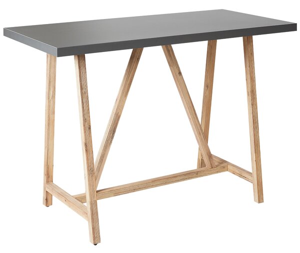 Zahradní barový stůl TALAMONE 140 cm 70 cm Šedá