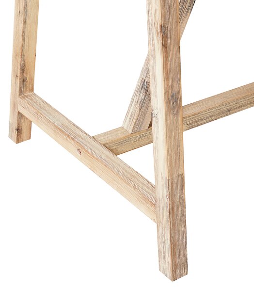Zahradní barový stůl TALAMONE 140 cm 70 cm Šedá
