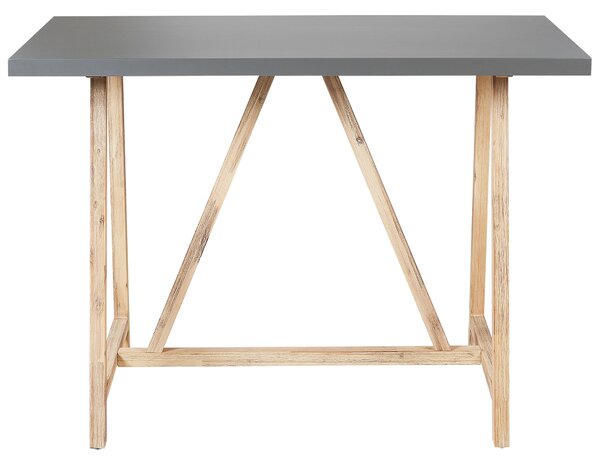 Zahradní barový stůl TALAMONE 140 cm 70 cm Šedá