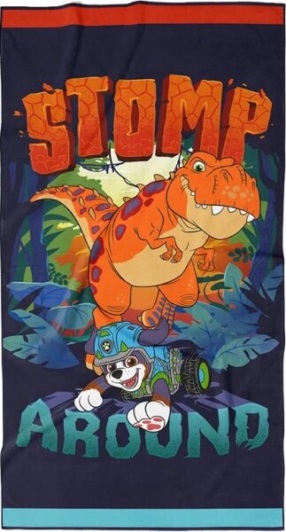 Carbotex osuška Tlapková Patrola Ve Světě Dinosaurů 70x140 cm