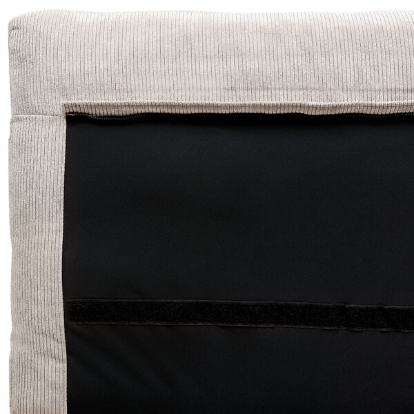 Postel Manšestr MELLE 180 x 200 cm Taupe
