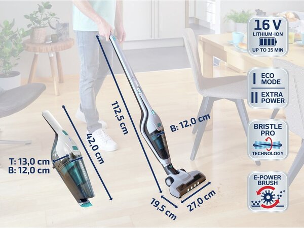 Akumulátorový vysavač Rotaro PowerVac 2v1 – LEIFHEIT
