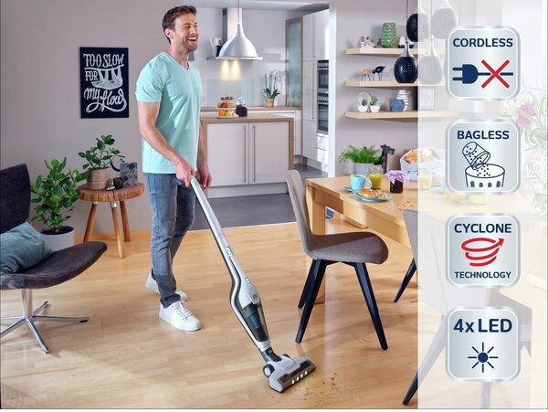 Akumulátorový vysavač Rotaro PowerVac 2v1 – LEIFHEIT