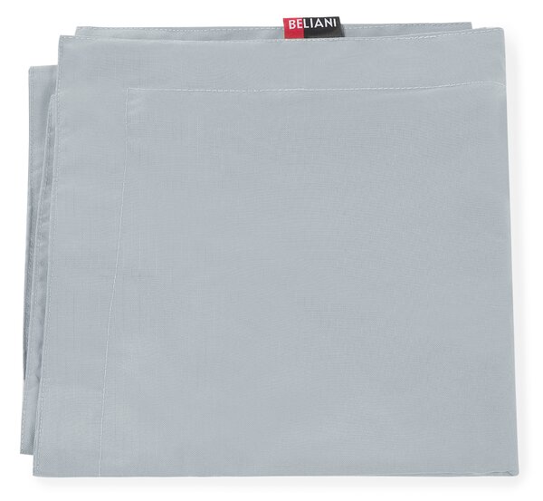 Sedací vak 300 L FUZZY 140 cm 180 cm Světle šedá