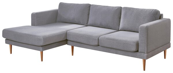 ROHOVÁ SEDAČKA, textil, světle šedá Carryhome - Sedací soupravy, Online Only