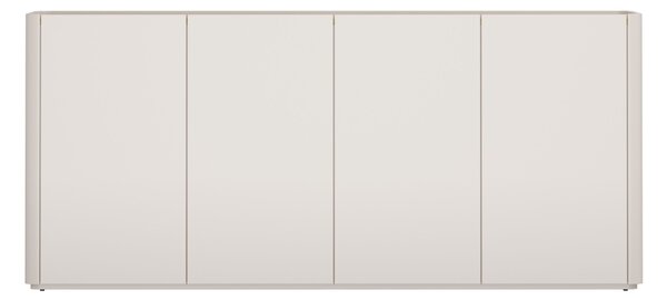 Komoda Elivo 200 cm čtyřdveřová - kašmír / olejovaný dub