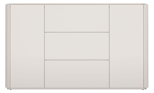 Komoda Elivo 150 cm se zásuvkami - kašmír / olejovaný dub