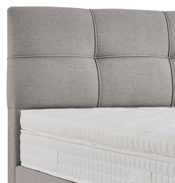 POSTEL BOXSPRING, 140/200 cm, šedá MID.YOU - Online Only postele, Online Only