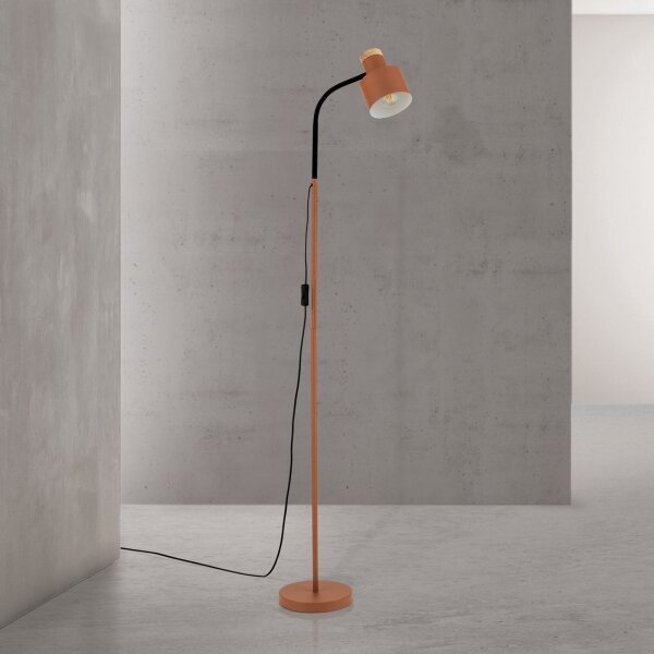 Orion - Stojací lampa GILI 1xE27/40W/230V cihlová
