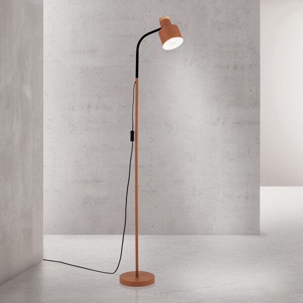 Orion - Stojací lampa GILI 1xE27/40W/230V cihlová