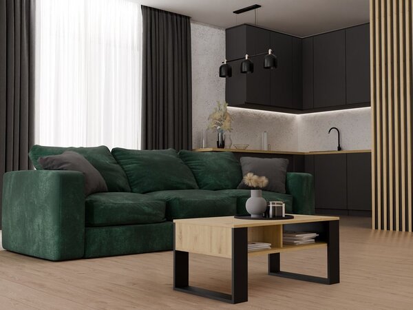 TP Living Konferenční stolek Lawa MODERN 2P dub artisan/černý