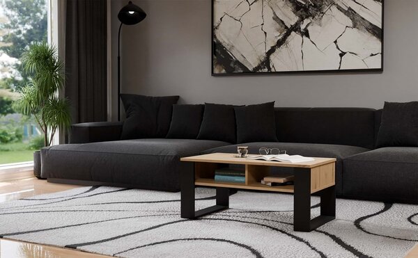 TP Living Konferenční stolek Lawa MODERN 2P dub artisan/černý