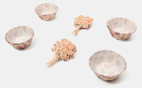 Sinsay - Sada na cupcakes 48 ks - vícebarevná