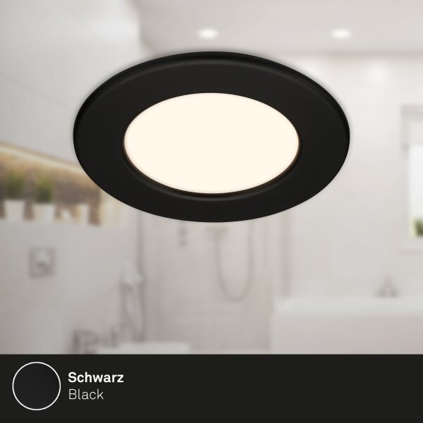 Briloner 7049015 - LED Koupelnové podhledové svítidlo LED/6W/230V IP44 černá