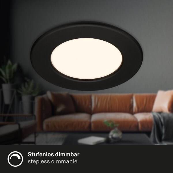 Briloner 7049015 - LED Koupelnové podhledové svítidlo LED/6W/230V IP44 černá