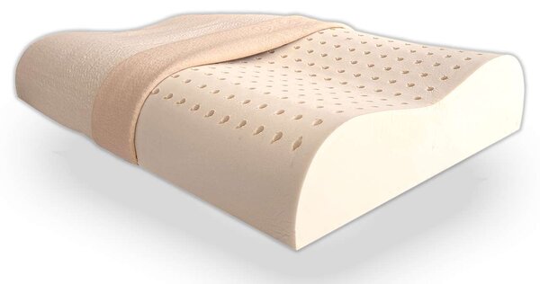Anatomický polštář Latexco PŘÍRODNÍ LATEX ANATOMIC 68x43 cm ze 100% přírodního latexu