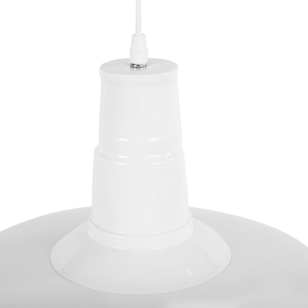 Závěsná lampa BAYOU Kov Bílá